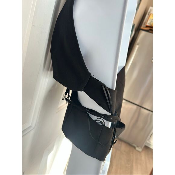 Zara NWT black crop top with cut out side boho prefect for a night out size S - Picture 5 of 5